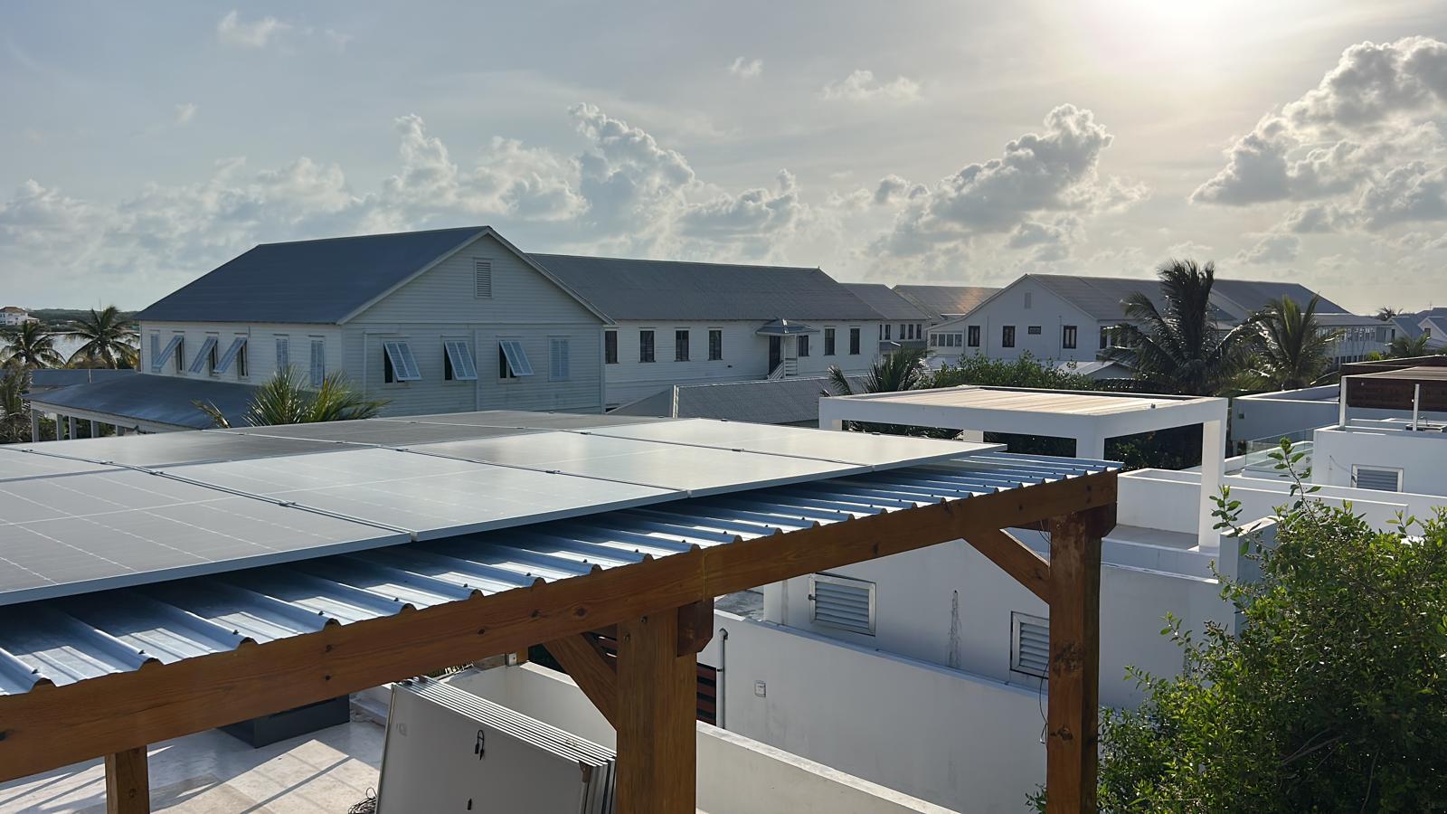 Greentech rooftop solar array installed in Belize